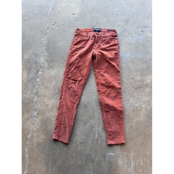 Lucky Brand Pants - Lucky Brand Sofia Skinny Corduroy Pants Rust Orange Terracotta Size 2/26